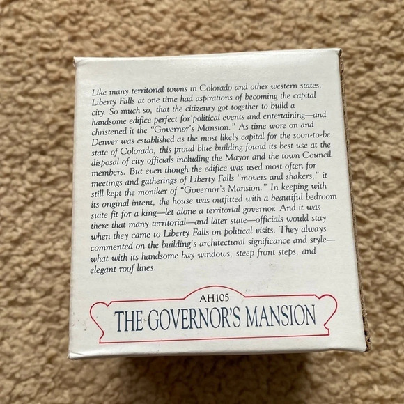 Liberty Falls Palace The Governors Mansion. Vintage - Picture 8 of 10